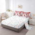 thumbnail image 5 of Erosebridal Red Dripping Baseball Stitch & Batter Silhouette Graphic Twin Bedding Sets 7-Piece, Sport Graphic Bedding Comforter Set for Boys And Girls Kids,Super Cozy Room Decor, 5 of 6