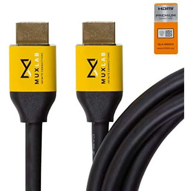 Câble HDMI haut débit haut de gamme avec Ethernet