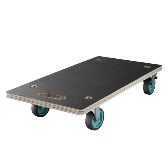 VEVOR Furniture Dolly, 551 lbs Load Capacity, Furniture Moving Dollies with 4 TPR Silent Wheels, Rectangle Multifunctional Flat Dolly for Piano Furnit