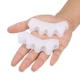 thumbnail image 2 of par de separadores de dedos de gel, separadores de dedos, correctores de juanetes, separadores de dedos, separadores de pulgar y separadores de pies., 2 of 5
