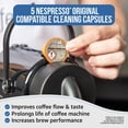 thumbnail image 3 of Caffenu Cleaning Pods Compatible with Nespresso Originaline. Improves Coffee Flavor. 5 Cleaning Capsules, Use with Descaling Kit., 3 of 7