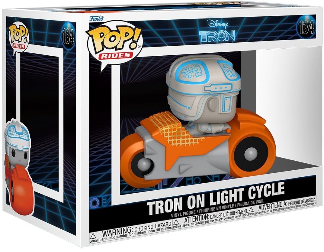 Funko POP! Rides Deluxe: Tron (1982) - Tron on Light Cycle
