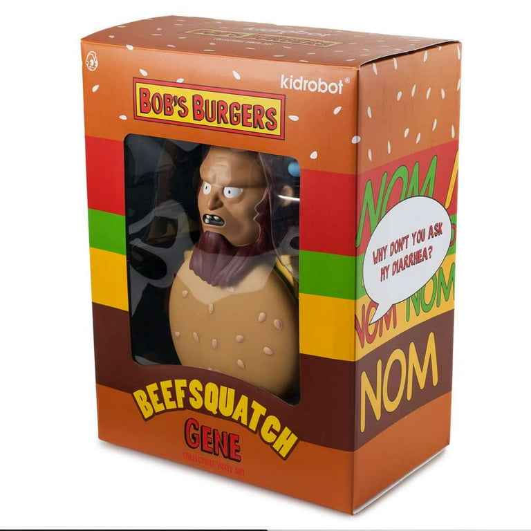 Kidrobot Bobs Burgers Beefsquatch Medium Figure Yellow