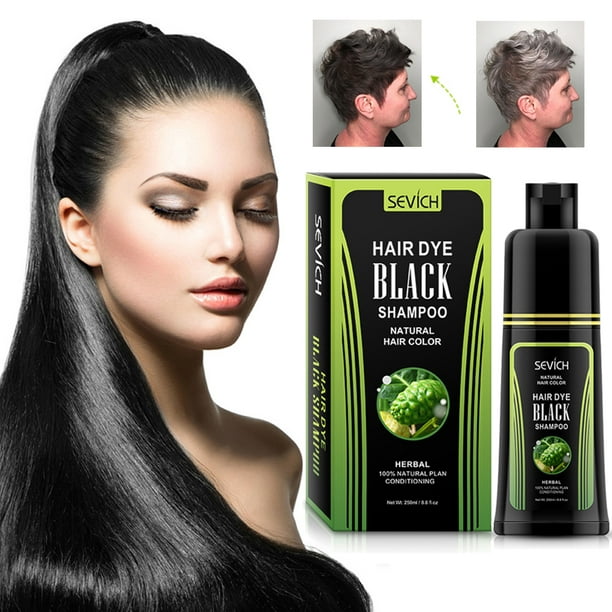 Acheter Teinture capillaire biologique naturelle rapide, Essence végétale, shampoing  colorant pour cheveux noirs, pour couverture de cheveux gris et blancs