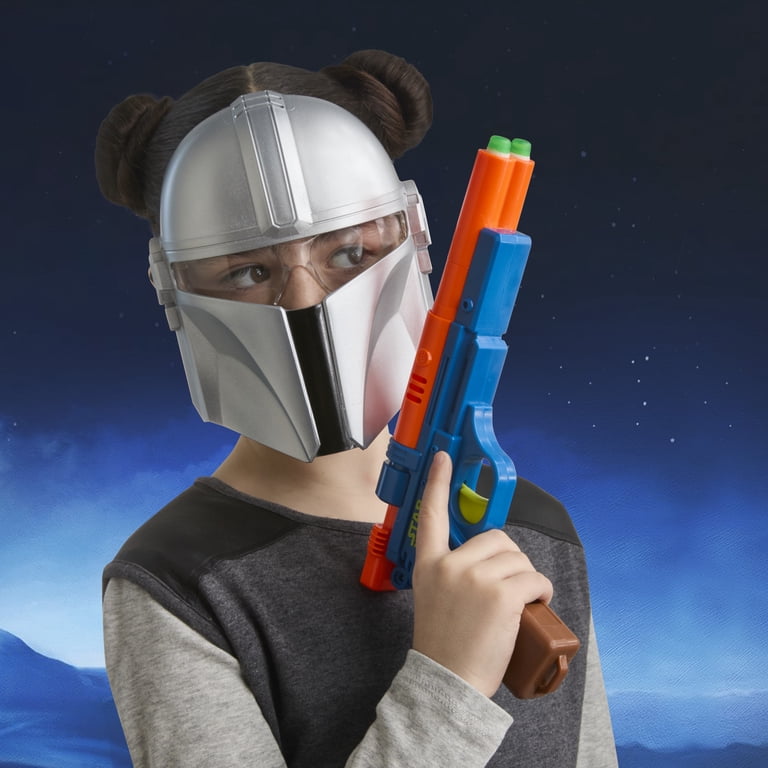 Star Wars The Mandalorian Mask & Blaster Set, NERF GlowStrike
