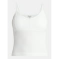 thumbnail image 5 of No Boundaries Seamless Miter Textured V-Neck Cami with Demi Cups, Women's, 5 of 5