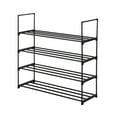 thumbnail image 6 of Ktaxon 8 Tiers Metal Shoe Rack Shoe Shelf 40 Pairs Portable Closet Shoe Storage Organizer Free Standing Shoe Tower Stand for Entryway Hallway Living Room, Black Finish, 6 of 10