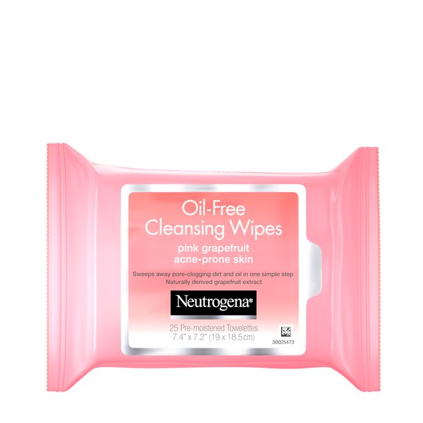 25 Count, Neutrogena Cleansing Face Wipes