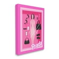 thumbnail image 4 of Stupell Industries Pink Fashion Doll Beauty & Fashion Painting Gallery Wrapped Canvas Print Wall Art, 36 x 48, 4 of 8