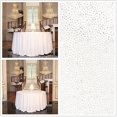 thumbnail image 3 of GFDYREE White Sequin Tablecloth Round 120-Inch, 3 of 6