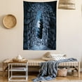 thumbnail image 5 of Gothic Decor Wall Hanging Tapestry, Dark Cave with the Light of Full Moon at Night Scary Horror Medieval Gothic Theme Artwork, Bedroom Living Room Dorm Accessories, 60 X 80 Inches, by Ambesonne, 5 of 5