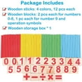 thumbnail image 4 of Counting Sticks Mathematical Intelligence Stick Preschool Math Counting Toys with Box for Toddler Boys Girls, 4 of 7