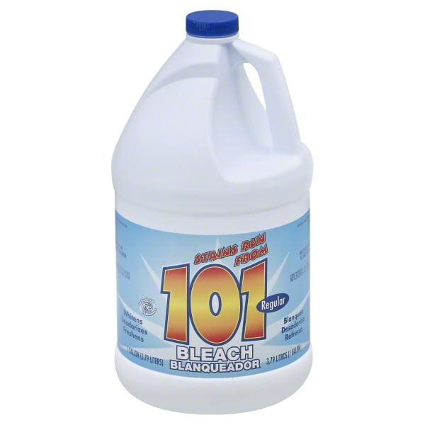 Regular Cleaning Low Strength Bleach, 1 gal Bottle, 6/Carton Walmart