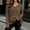 Coffee, variant on Bnwani Plus Size Blouses for Women Waffle Pattern Loose Shirts Long Sleeve V-Neck Pullover Tops Elegant Army Green L