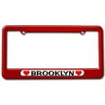 thumbnail image 1 of Brooklyn Love with Hearts License Plate Tag Frame, Multiple Colors, 1 of 1