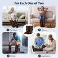 thumbnail image 3 of CINCOM Leg Massager with Heat for Circulation, Foot and Calf Massager Heated Compression FSA/HSA Eligible, 3 of 9