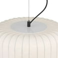 thumbnail image 4 of Possini Euro Design Jaime 18" Modern Pendant Chandelier Ceiling Light Fixture Dining Room Over Table Drum Matte Black and White, 4 of 9