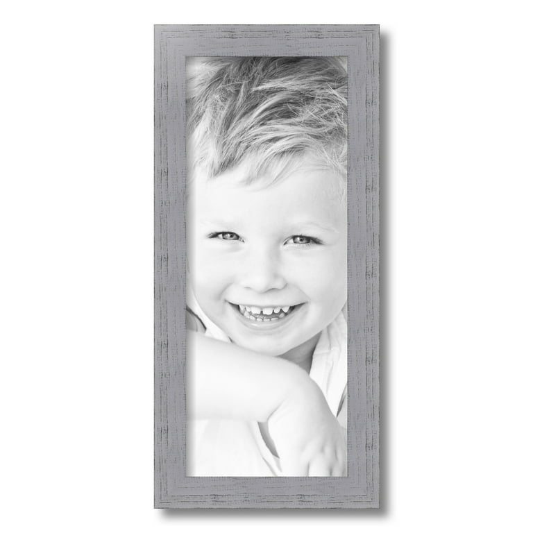 ArtToFrames 8" x 20" Grey Picture Frame, 8x20 inch Gray Wood Poster Frame  (WOM-4594) - Walmart.com