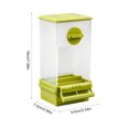 thumbnail image 2 of Bird Feeder Hanging Cage Food Container with Husk Separation and Mess Reducing Design for Small Birds, 2 of 6