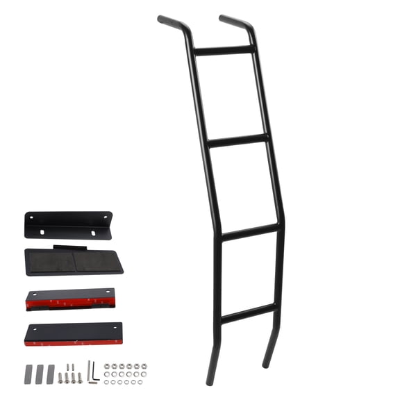 Tailgate Hatch Ladder Accessories Black For Toyota 4Runner 5th Gen 2010-2024