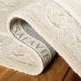 thumbnail image 5 of SAFAVIEH Micro-Loop Emilija Floral Bordered Wool Area Rug, Light Grey/Ivory, 4' x 6', 5 of 9