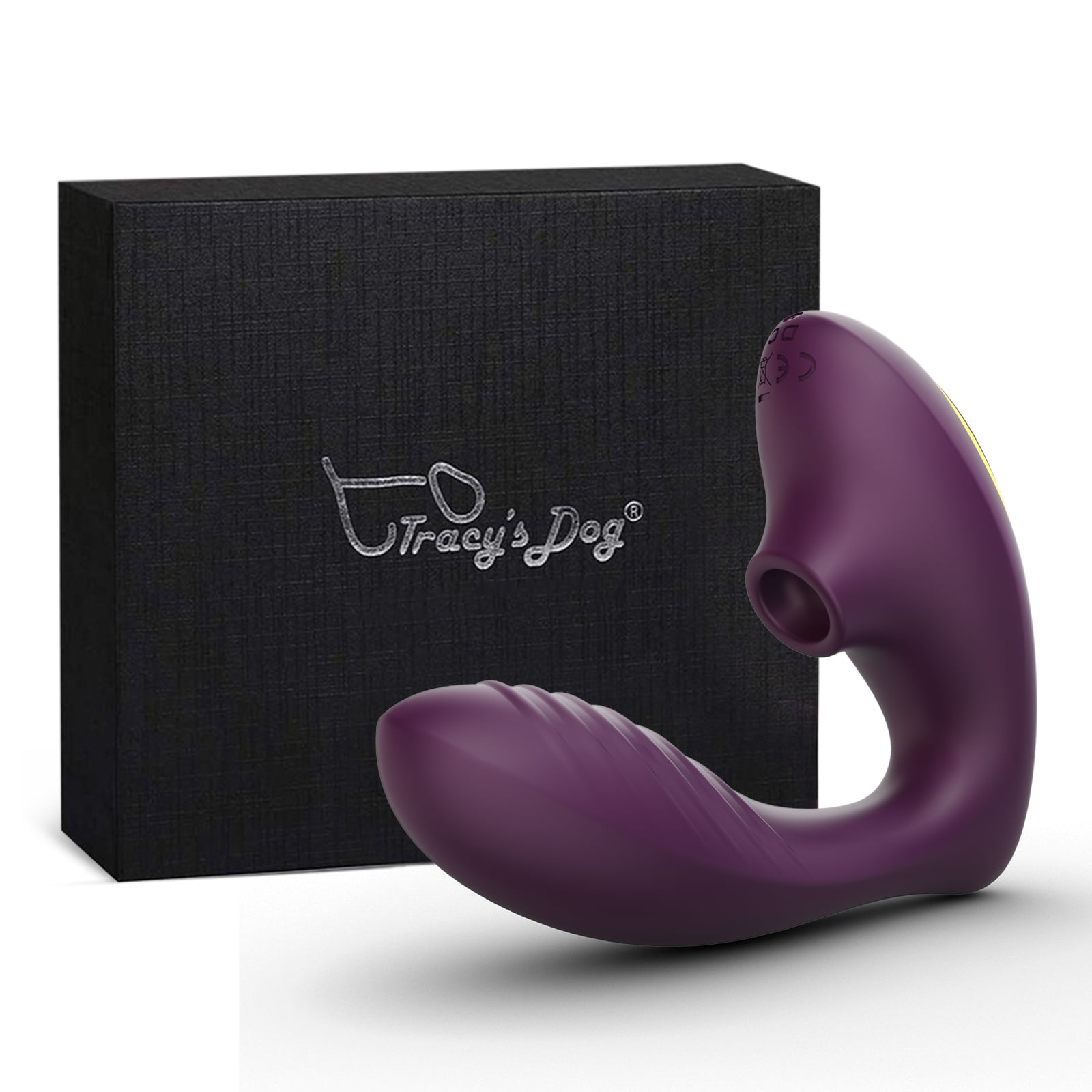 Tracys Dog OG Clitoral Sucking Vibrator for G Spot Clit Stimulator with 10 Suction and Vibration Patterns, Adult Sex Toys for Women, Purple picture
