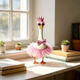 thumbnail image 6 of Lzobxe Porch Goose Clothes, Outdoor Garden Gooses Clothes for Cement or Plastic Statue, Yard Costume Set for Patio Lawn Entrance Decoration, 6 of 7