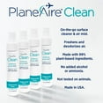 thumbnail image 4 of Travel Essentials Zip Top Bag: PlaneAire Hand Sanitizer Spray, Tangerine Coriander 2 fl oz, PlaneAire Clean Surface & Air Mist 2 fl oz + 6 PlaneAire Clean Surface Wipes, 4 of 5