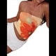 thumbnail image 2 of Blusas de Tubo Sin Tirantes para Mujer, Top Corto Bandeau Floral Y2K para Chicas Adolescentes, Blusas de Moda para Salir de Verano 2025 Amarillo L, 2 of 7