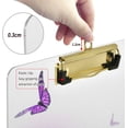thumbnail image 4 of FMSHPON Butterfly Flowers Hydrangeas Iris Clipboard Hardboard Wood Nursing Clip Board and Pull for Standard A4 Letter 13x9 inches, 4 of 8