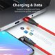 thumbnail image 5 of E9 2m 3-in-1 iP Micro Type-C 540 Degree Rotation PD 60W Fast Charging Magnetic Data Cable - Green, 5 of 5