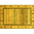 thumbnail image 1 of Ahgly Company Indoor Rectangle Abstract Yellow Modern Area Rugs, 2' x 3', 1 of 4