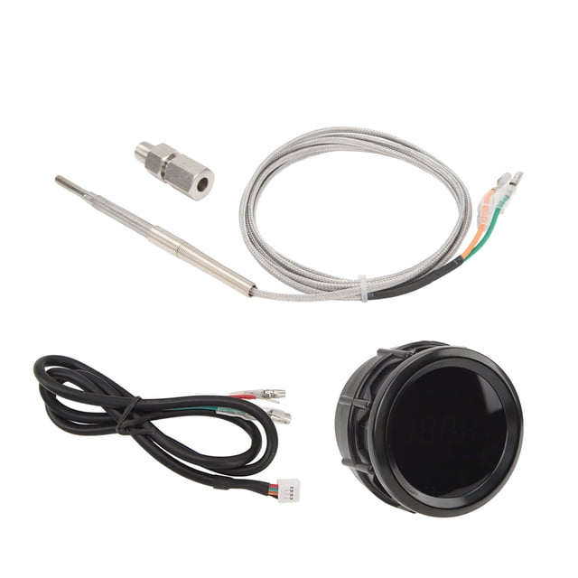 EGT Meter, 52mm Accurate Reading Universal Fit Exhaust Gas Temperature Gauge 200 To 1300 Degrees Celsius For Vehicles