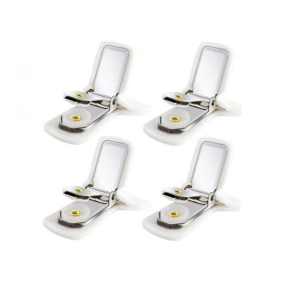 4 Pack Bed Sheet Holder Clips with Plastic Clip Sheet Fastener, Secure Hold Anti-Skid Mattress Gripper for Corners, Housewarming Gift for Women Sleep Aid