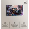 thumbnail image 2 of Porsche’s Vibrant Canvas Lux Car Paintings by Art Remedy, Gallery Wrapped, 24" x 16", 2 of 7