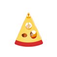thumbnail image 1 of Jouet Automatique pour Chat en Forme de Fromage Rechargeable par Usb Cage Intelligente pour Petits et Moyens Chats, 1 of 8