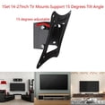 thumbnail image 2 of BQBQERT Wall Holder for Flat Panel Monitors and TVs Featuring Adjustable Improve Viewing Maintain Tidy Space, 2 of 9