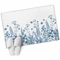 thumbnail image 2 of Blue Spring Floral 2'x3' Washable Rug, Watercolor Elegant Pastoral Flowers Non-Slip Doormat Area Rugs for Entrance Bathroom Bedsides, StainResistant Carpet for Kitchen Bedroom, Entryway Floor Mat, 2 of 9