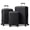 Black, variant on Ktaxon Luggage 3 Piece Set,Suitcase Set with 360° Spinner Wheels Hardside Lightweight Luggage 20in24in28in, Pink