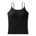 thumbnail image 6 of SHITINN Shelf Bra Camisoles Adjustable Spaghetti Strap Tank Tops Basic Layer Girls Workout Too 2 Small Junior Top 34b Shelf Bra Sleep Adult Tops for Women Band Tops for Women Womens Running Tops Low, 6 of 6