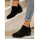 thumbnail image 3 of Botas cortas extragrandes tacones gruesos cómodos zapatos de moda, 3 of 5