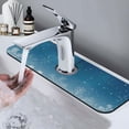thumbnail image 7 of Kdxio Christmas Snowflakes Pattern Non-Slip Diatom Mud Faucet Drain Pad,Self Absorbent Mat for Kitchen Sink for Variety Kitchen & Bathroom Countertops, 7 of 7