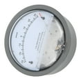 thumbnail image 4 of Differential Pressure Gauge, Breakage Resistant Transparent Plastic  Low Power Consumption 1/8 Female Thread Pointer Pressure Gauge  For  Room, 4 of 8