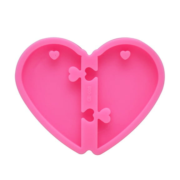 Valentine's Day Elements Heart Silicone Mold Clay Resin Gypsum Mould Reusable