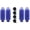 Cobalt Blue, variant on Extreme Max 3006.8547.4 BoatTector Inflatable Fender Value 4-Pack - 10" x 30", Forest Green