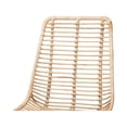 thumbnail image 5 of Baxton Studio Manhattan Modern Bohemian Rattan and Natural Oak Finished Wood 5-Piece Dining Set, 5 of 7