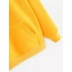 thumbnail image 3 of YUEHAO Sudadera con capucha de manga larga para mujer, jersey con capucha, blusa con bolsillo, sudaderas con capucha para mujer, color amarillo, 3 of 5