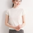 thumbnail image 4 of G Guzemor Women’s Merino Wool Blend Crewneck Short Sleeve Sweaters Breathable Summer Base Layer T-Shirt Top Travel Hiking Tee, 4 of 7