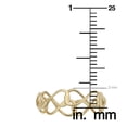 thumbnail image 4 of KoolJewelry 14k Yellow Gold Infinity Ring, 4 of 5