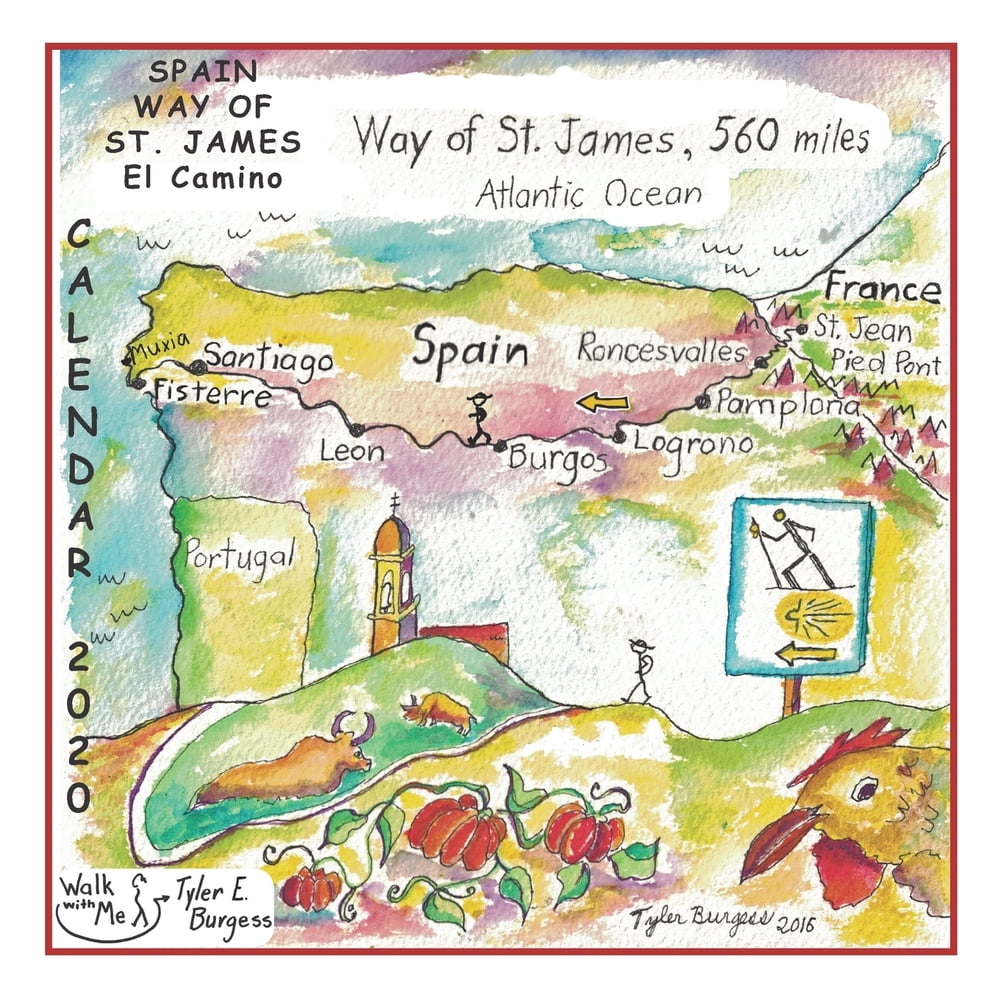 calendar-2020-spain-way-of-st-james-el-camino-paperback-walmart